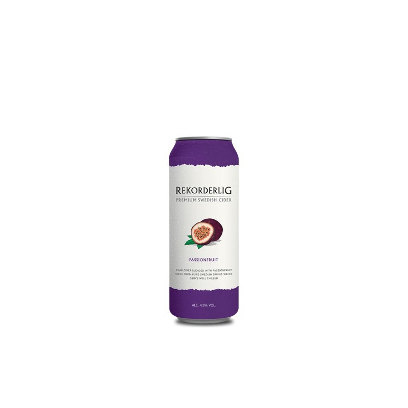 Rekorderlig Passionfruit Cider Can 500ml