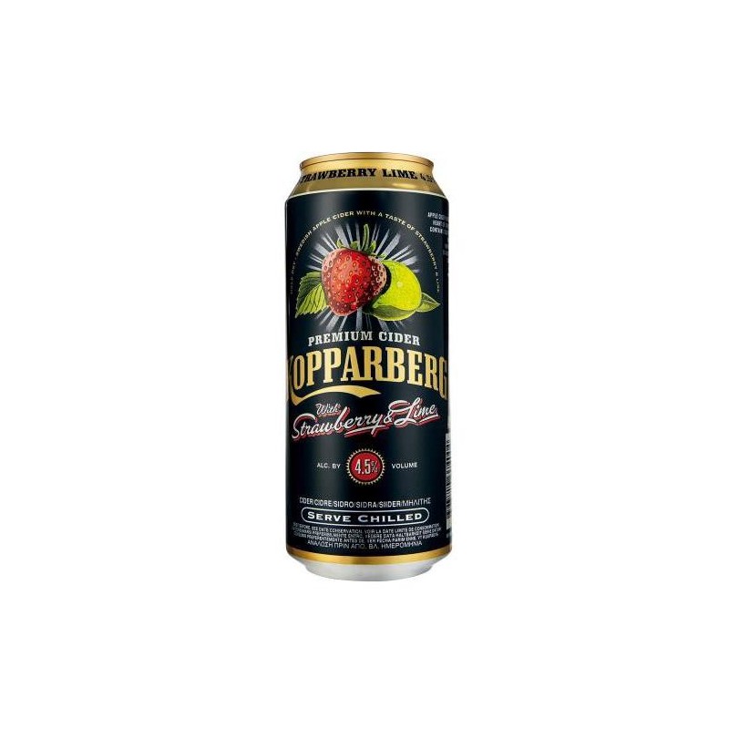 Kopparberg Strawberry & Lime Cider Can 500ml