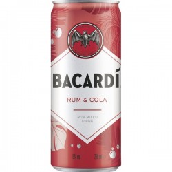 Bacardí Rum & Cola Can 250ml