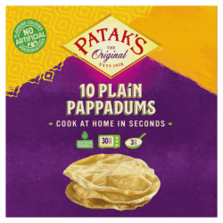 Patak's Plain Pappadums 100g