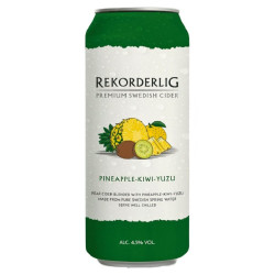Rekorderlig Pineapple, Kiwi & Yuzu Cider Can 500ml