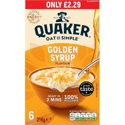 Quaker Oat So Simple Golden Syrup 216g