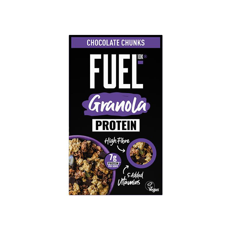 FUEL10K Chocolate Chunks Granola Breakfast Cereal 400g