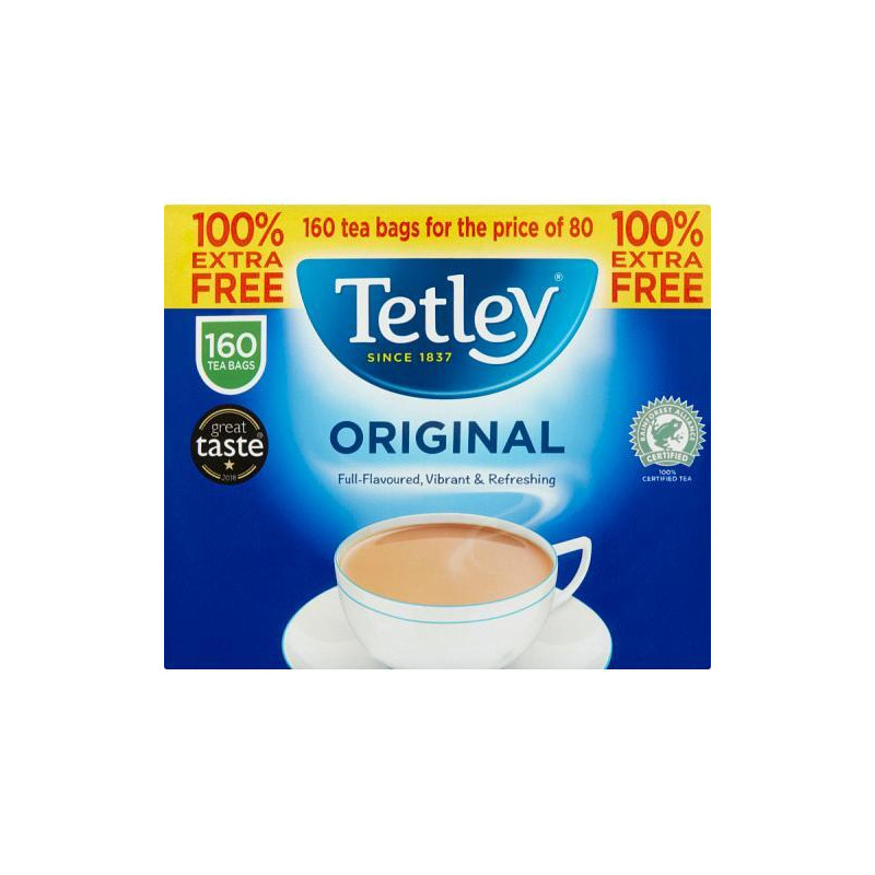 Tetley Original 80+80 teabags 500g