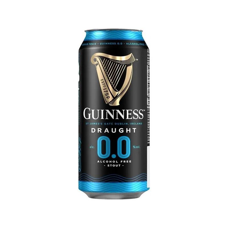 Guinness Draught 0.0 Alcohol Free Can 500ml