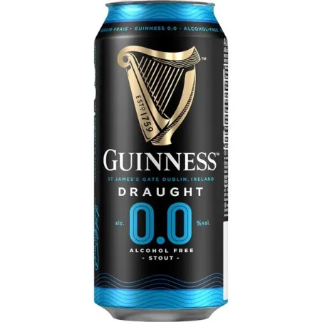 Guinness Draught 0.0 Alcohol Free Can 500ml