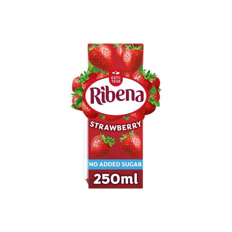 Ribena zumo de fresa sin azúcares anadidos 250ml