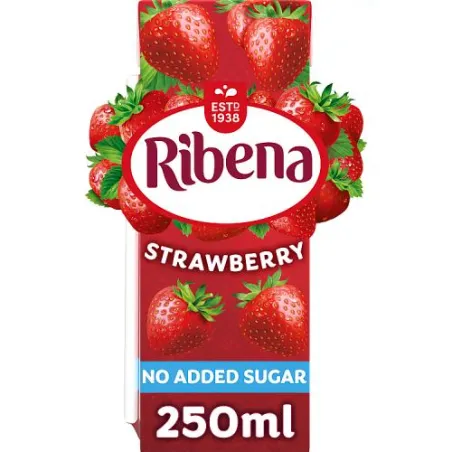 Ribena zumo de fresa sin azúcares anadidos 250ml