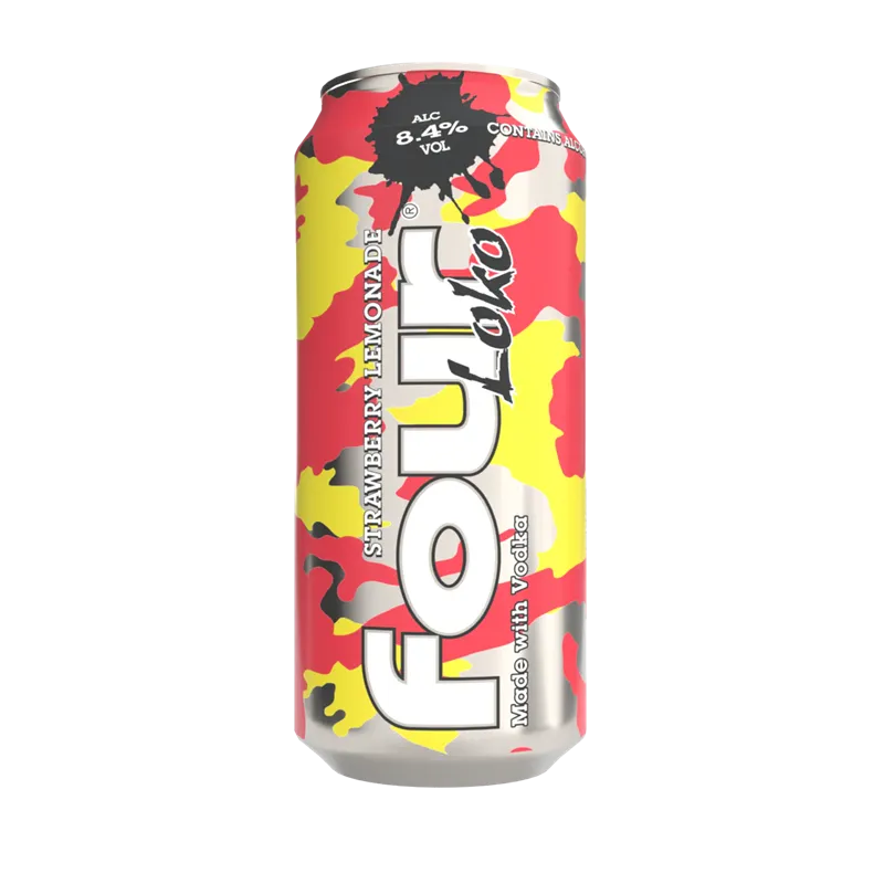 Four Loko Limonada de fresa lata 440ml