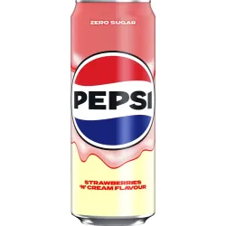 Pepsi sabor fresas con nata 330 ml