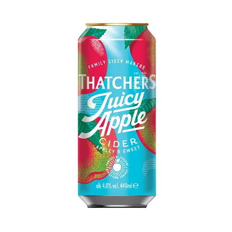 Sidra de manzana jugosa Thatchers 440ml